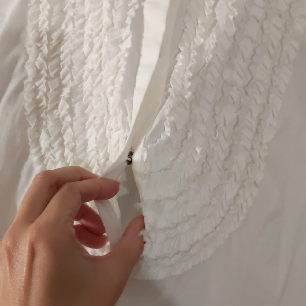Theory Kalia Ruffle Top - Picture 4 of 11